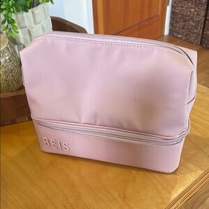 BÉIS Pink Travel Cosmetic Bag